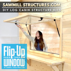 The Flip-Up Pass Thru Window™