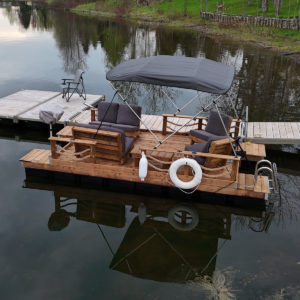 The Captain Supreme Pontoon Dock Boat