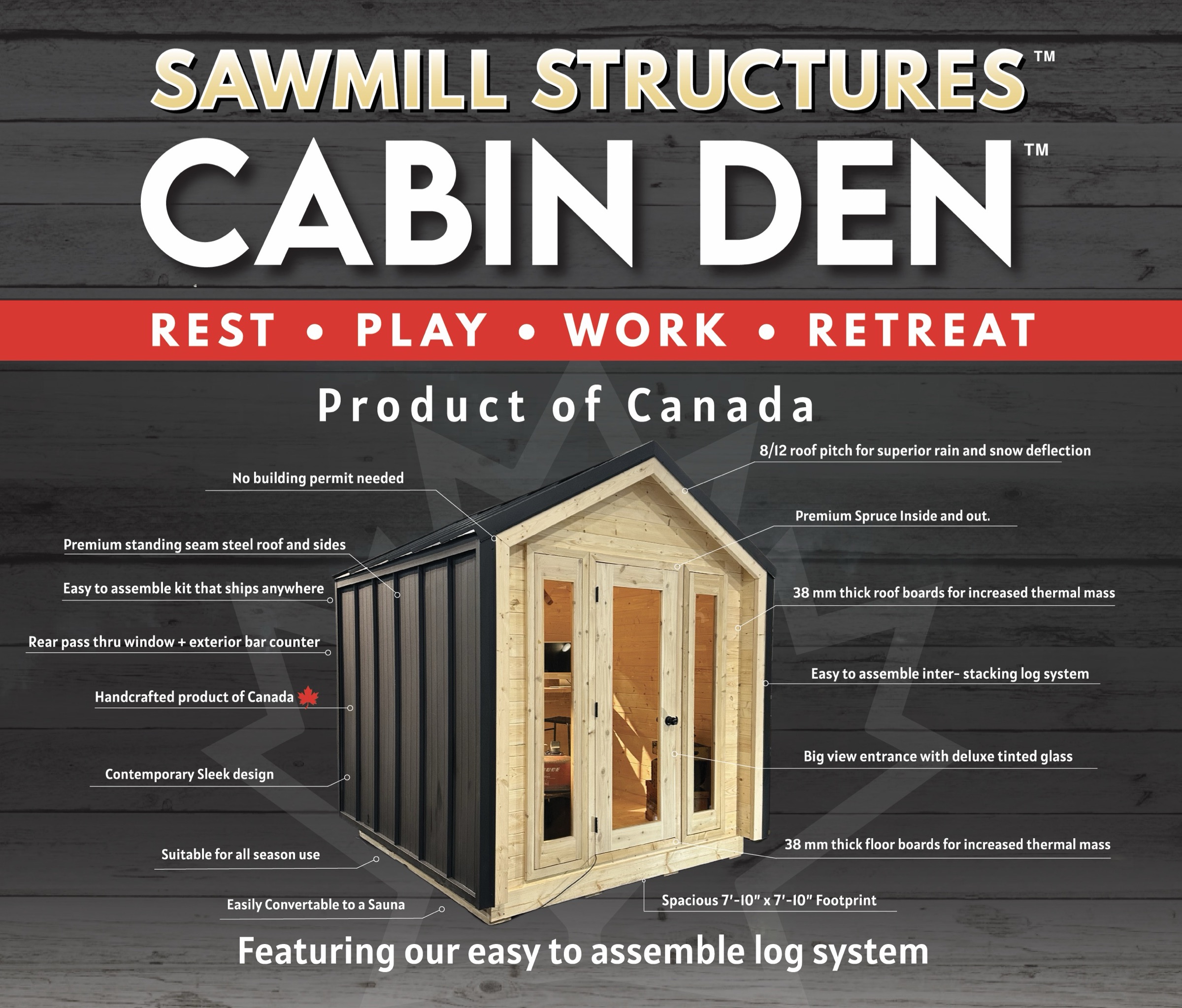 LEISURE & UTILITY CABINS